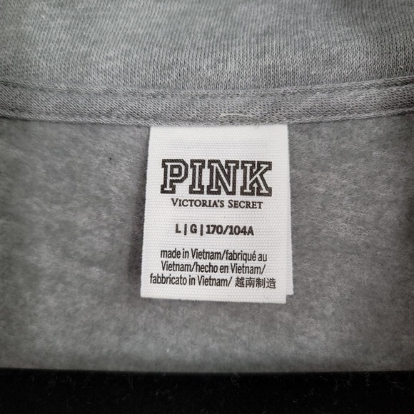 VS PINK Perfect Quarter Zip Pullover and Classic Pant Set Size L NWOT - Picture 5 of 9
